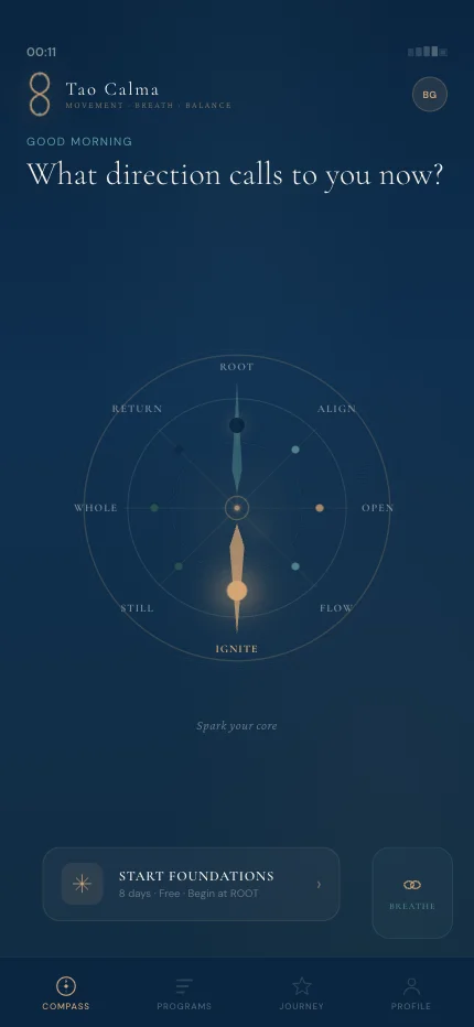 Tao Calma · compass