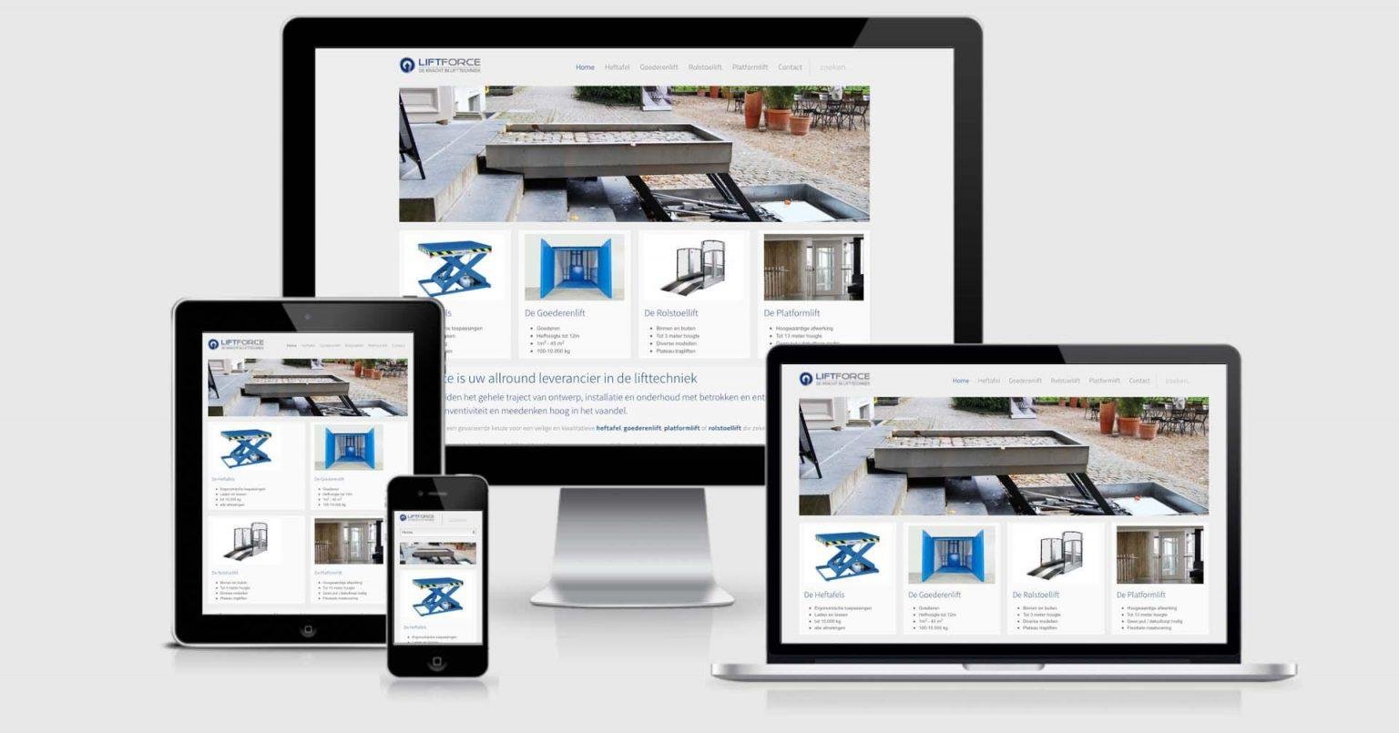 Portfolio van de websites gerealiseerd en ontworpen door AnyMotion