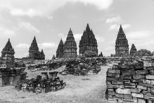 wart wit foto van yogyakarta prambanan