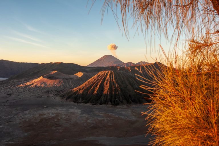 Bromo eruption