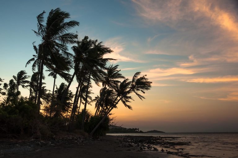 Tropische zonsondergang