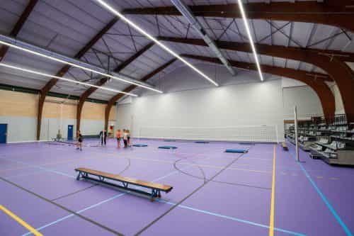 Fotografie Installatie scheidingswand