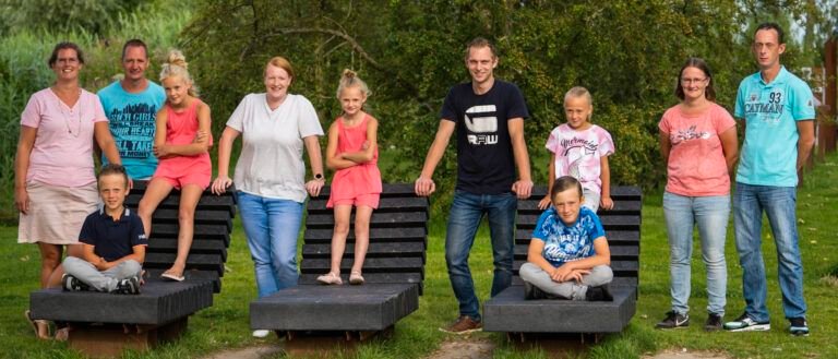 Panorama van de familie